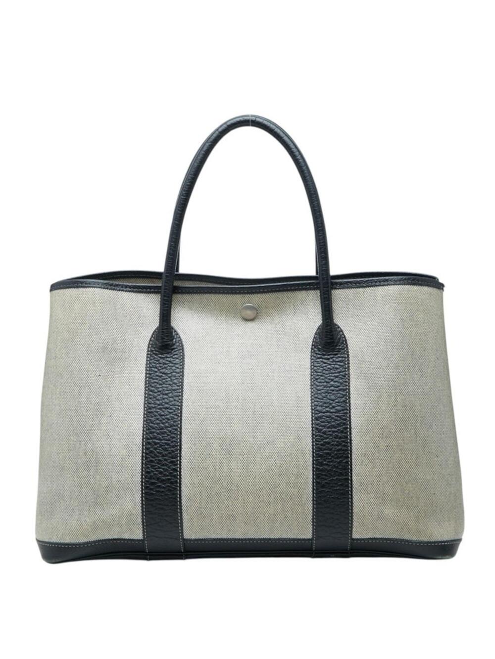 Hermes Garden Party Tote Toile And #356967H14B